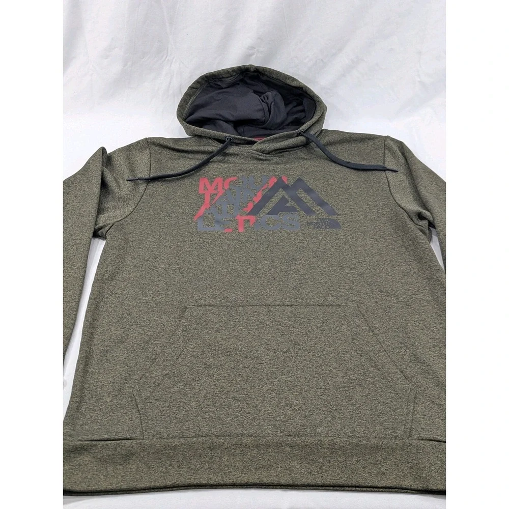 The North Face Mountain Athletics Hoodie Sweatshirt Olive Drab‎ Green Size L